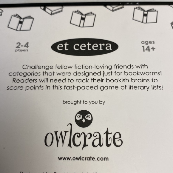 et cetera Bookworms Game - Picture 3 of 5